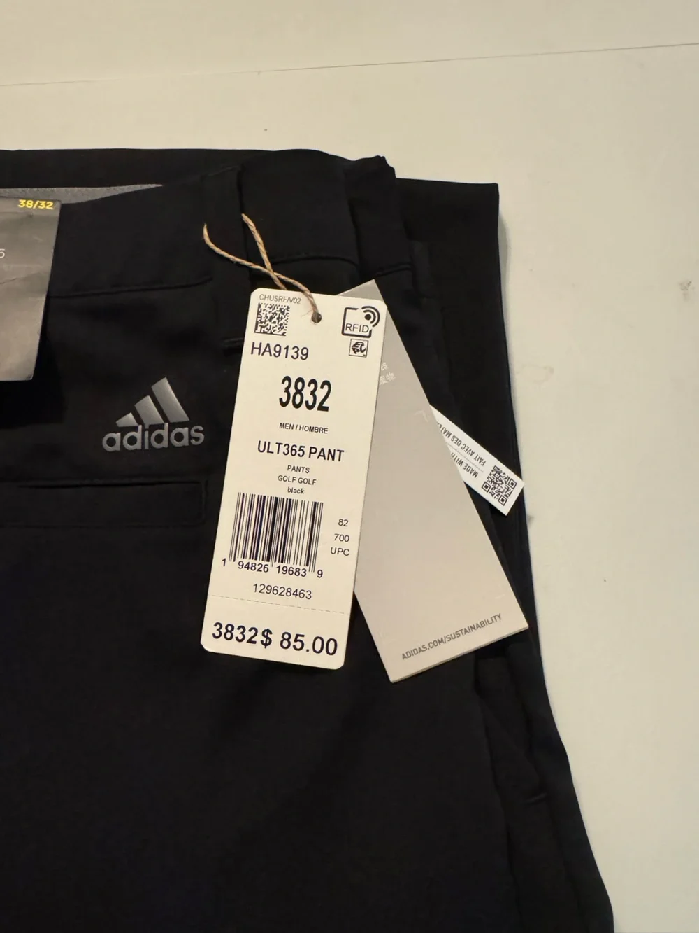 NWT Adidas golf pants